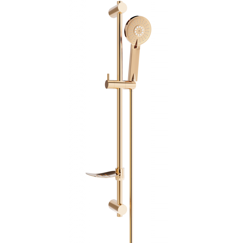 Mexen DF40 glijdende doucheset, roze goud - 785404582-60