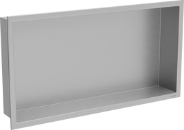 Mexen X-Wall-R inbouwplank met flens 60 x 30 cm, inox - 1910603010