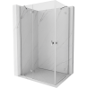 Mexen Mist H Duo Duschkabine 105 x 90 cm, transparent, Chrom - 8A5-105L-090P-01-00