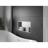 Mexen X-Wall-R Nischeneinbauregal mit Flansch 60 x 30 cm, Inox - 1910603010