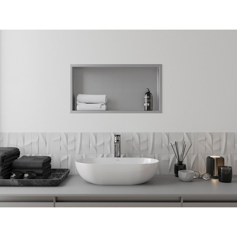 Mexen X-Wall-R ράφι θυρίδας με φλάντζα 60 x 30 εκ., ανοξείδωτο - 1910603010