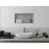 Mexen X-Wall-R udubljena polica s oblogom 60 x 30 cm, inox - 1910603010