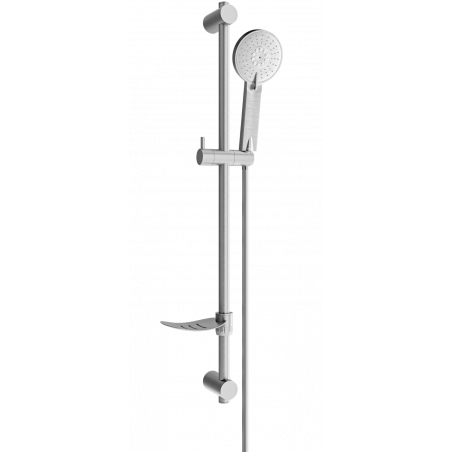 Mexen DF40 conjunto de duche deslizante, cinza arma escovado - 785404582-66