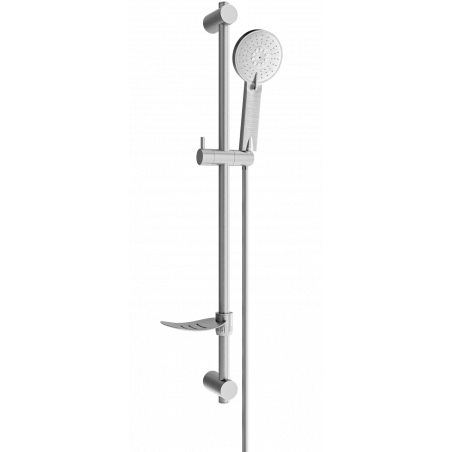 Mexen DF40 verschiebbare Duschgarnitur, gebürstetes Gun Gray - 785404582-66