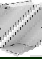 Mexen Mist-H T cabine de douche à charnières gauche 90 x 120 cm, transparent, noir - 8A5T-090-120-70-00-L