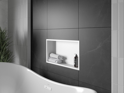 Mexen X-Wall-R inbouwnis met flens 60 x 30 cm, wit - 1920603010