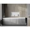 Mexen X-Wall-R inbouwplank met flens 60 x 30 cm, wit - 1920603010