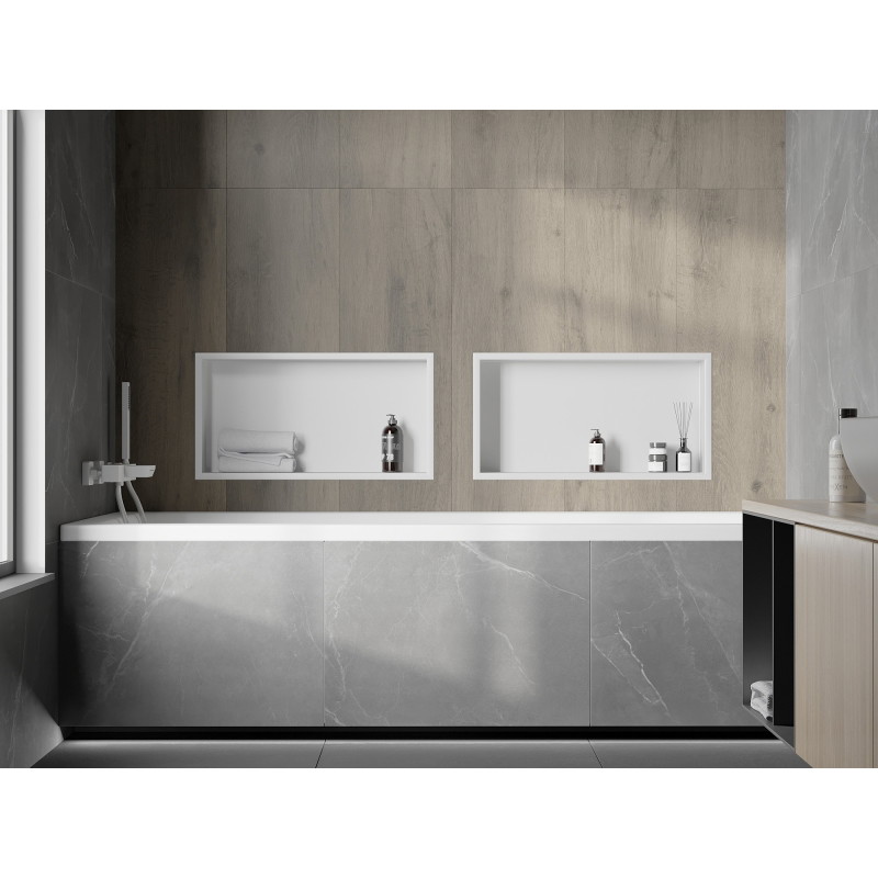 Mexen X-Wall-R Nischenregal mit Verkleidung 60 x 30 cm, weiß - 1920603010