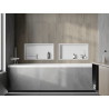 Mexen X-Wall-R étagère encastrable avec rebord 60 x 30 cm, blanche - 1920603010