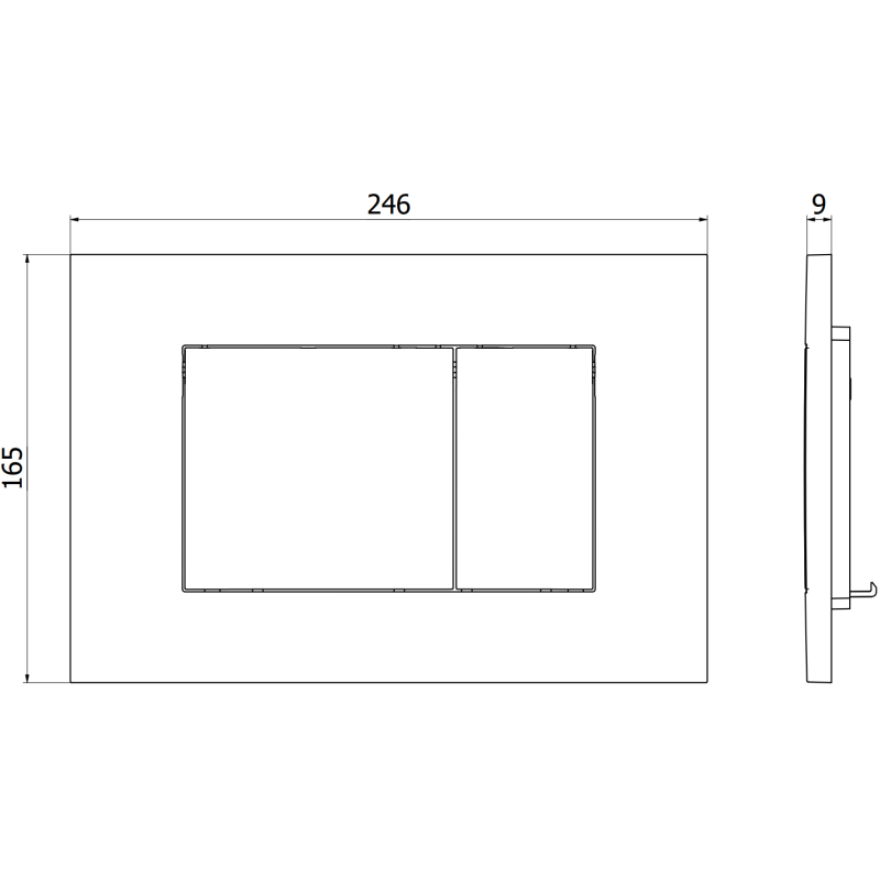Mexen Tex 02 spoelknop, goud champagne glanzend - 6102-08