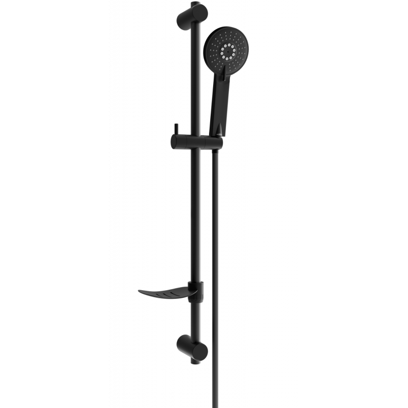 Mexen DF40 conjunto de duche deslizante, preto - 785404582-70