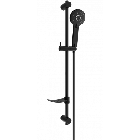 Mexen DF40 schlaicht Duschset, schwaarz - 785404582-70