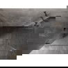 Mexen Lunar-B Duschkabine schwenkbar links 100 x 80 cm, transparent, gun gray gebürstet - 832-100-080-66-00-L