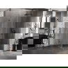 Mexen Lunar-B Duschkabine rechts öffnend 70 x 70 cm, transparent, gebürstetes Gun Gray - 832-070-070-66-00-P