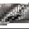 Mexen Lunar-B Duschkabine rechts öffnend 70 x 70 cm, transparent, gebürstetes Gun Gray - 832-070-070-66-00-P