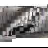 Mexen Lunar-B Duschkabine rechts öffnend 70 x 70 cm, transparent, gebürstetes Gun Gray - 832-070-070-66-00-P