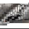 Mexen Lunar-B Duschkabine schwenkbar rechts 80 x 70 cm, transparent, gun gray gebürstet - 832-080-070-66-00-P
