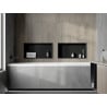 Mexen X-Wall-R nisplank met kraag 60 x 30 cm, zwart - 1970603010