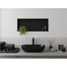 Mexen X-Wall-R nisplank met kraag 60 x 30 cm, zwart - 1970603010