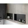 Mexen X-Wall-R Nischenregal mit Flansch 60 x 30 cm, schwarz - 1970603010