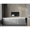 Mexen X-Wall-R Nischenregal mit Kragen 60 x 30 cm, schwarz - 1970603010
