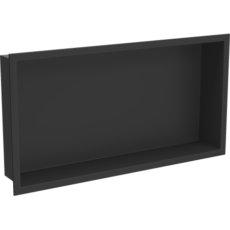 Mexen X-Wall-R Nischenregal mit Flansch 60 x 30 cm, schwarz - 1970603010