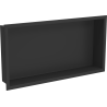 Mexen X-Wall-R nischhylla med krage 60 x 30 cm, svart - 1970603010