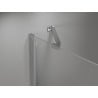 Mexen Mist-H Duo cabine de douche pivotante 120 x 110 cm, transparent, chromé - 8A5-120L-110P-01-00