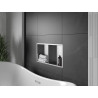 Mexen X-Wall-R nis nisplank met kraag en plank 60 x 30 cm, inox - 1910603010S