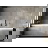 Mexen X-Wall-R nis niche plank met flens en plank 60 x 30 cm, inox - 1910603010S
