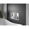 Mexen X-Wall-R estante de nicho con borde y estante de 60 x 30 cm, blanco - 1920603010S