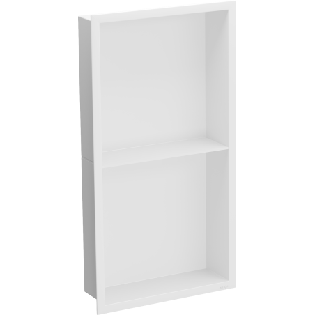 Mexen X-Wall-R Nischenregal mit Flansch und Regal 60 x 30 cm, weiß - 1920603010S