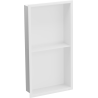 Mexen X-Wall-R Nischenregal mit Flansch und Regal 60 x 30 cm, weiß - 1920603010S