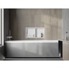 Mexen X-Wall-R étagère encastrée avec rebord et étagère 60 x 30 cm, blanche - 1920603010S
