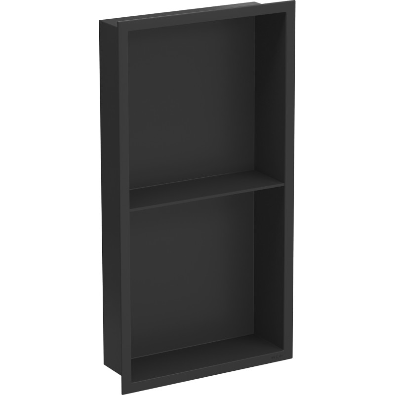 Mexen X-Wall-R étagère encastrée avec collerette et étagère 60 x 30 cm, noire - 1970603010S
