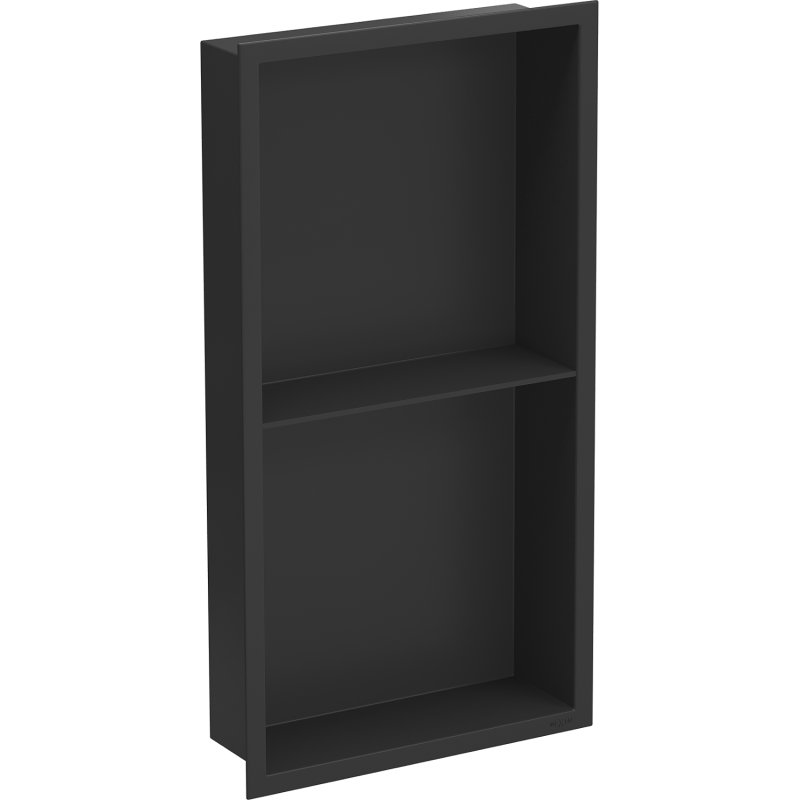Mexen X-Wall-R nisplank met flens en plank 60 x 30 cm, zwart - 1970603010S