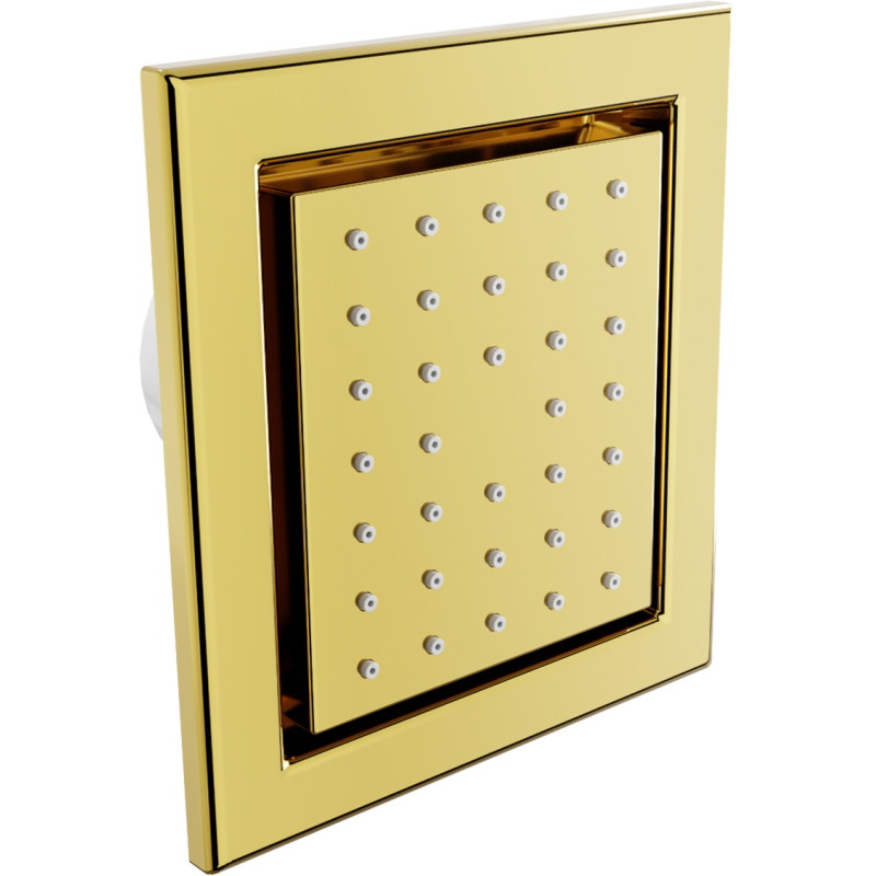 Mexen Cube seinään upotettava sivusuutin, kultainen - 79365-50