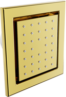 Mexen zij-inbouwdouchekop, goud - 79365-50