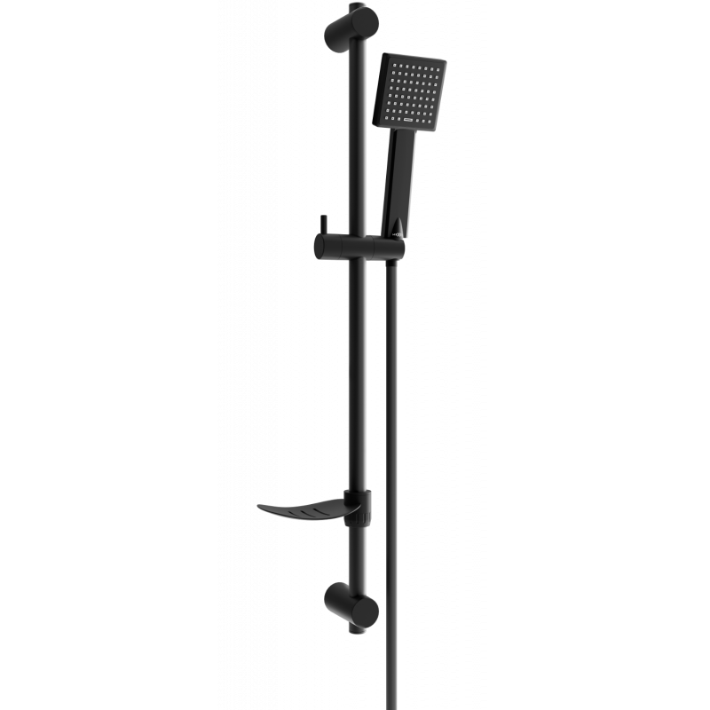 Mexen DF45 schwarzes Duschset, verschiebbar - 785454582-70