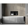 Mexen X-Wall-R estante empotrado con borde y balda de 60 x 30 cm, negro - 1970603010S
