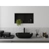 Mexen X-Wall-R nisplank met flens en plank 60 x 30 cm, zwart - 1970603010S