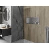 Mexen X-Wall-R nis vak plank met kraag 75 x 30 cm, inox - 1910753010
