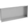 Mexen X-Wall-R wandplank met flens 75 x 30 cm, inox - 1910753010