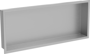 Mexen X-Wall-R Nischenablage mit Flansch 75 x 30 cm, Inox - 1910753010