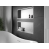 Mexen X-Wall-R półka wnękowa z kołnierzem 75 x 30 cm, inox - 1910753010