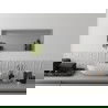 Mexen X-Wall-R wandplank met flens 75 x 30 cm, inox - 1910753010