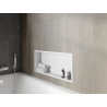 Mexen X-Wall-R estante empotrado con reborde 75 x 30 cm, blanco - 1920753010