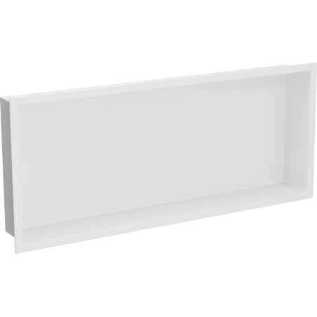 Mexen X-Wall-R inbouwnis plank met flens 75 x 30 cm, wit - 1920753010