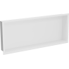 Mexen X-Wall-R inbouwnis plank met flens 75 x 30 cm, wit - 1920753010