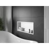 Mexen X-Wall-R inbouwnis plank met flens 75 x 30 cm, wit - 1920753010